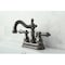 Kingston Brass NB1600AL 4" Centerset Bathroom Faucet, Black Stainless Steel NB1600AL - alternate 3